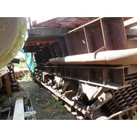 Vibrating conveyor, useful dimensions 11650 mm x 1200 mm, h. 150 mm